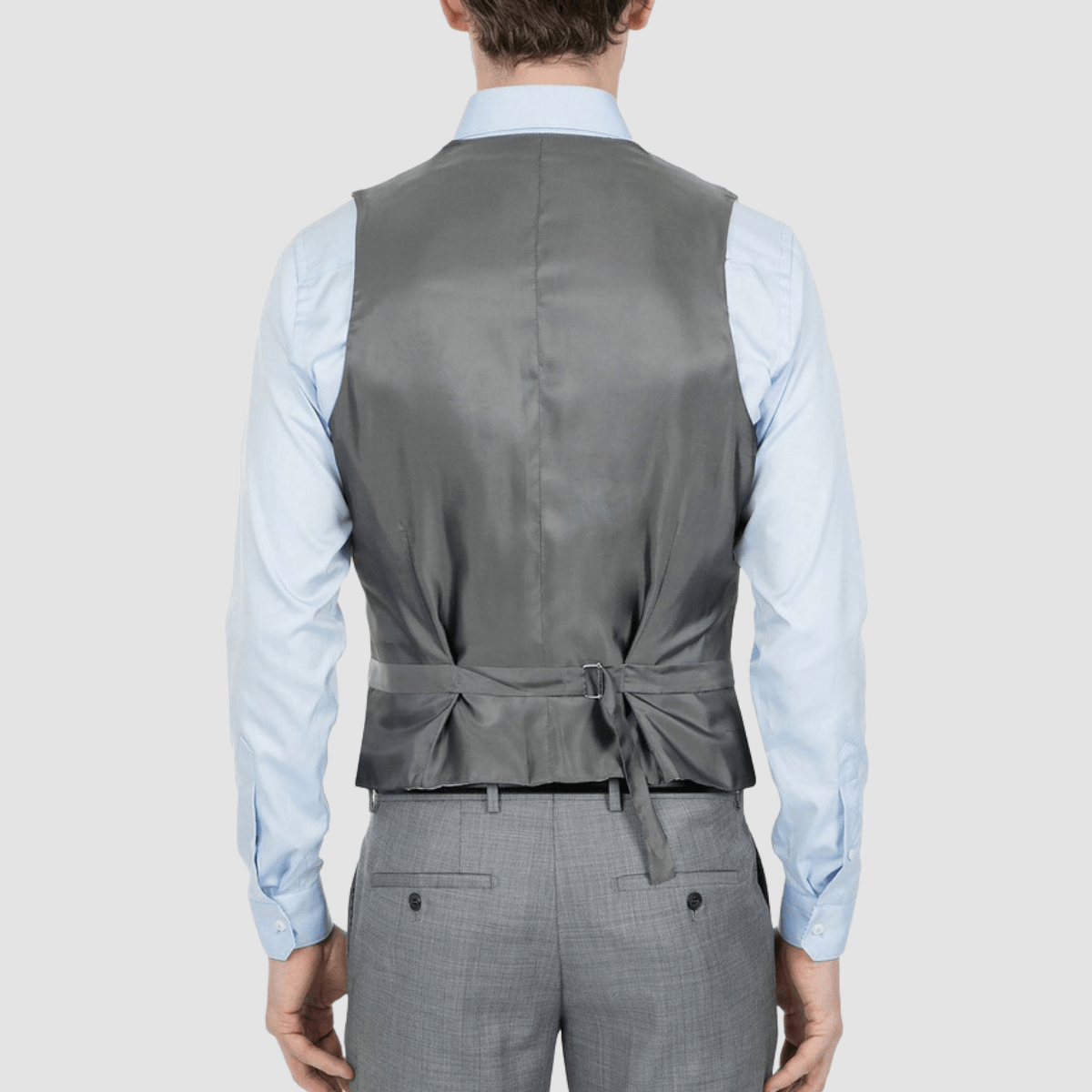 Mens Waistcoats | Mens Suit Vests | Gibson slim fit mighty vest grey ...