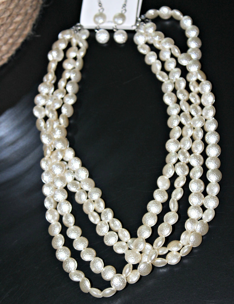 pearl jewellery set