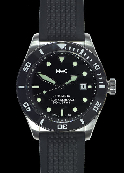 MWC Swiss Made 500m (1640ft) Water Resistant Automatic Divers Watch in –  MWC - Military Watch Company