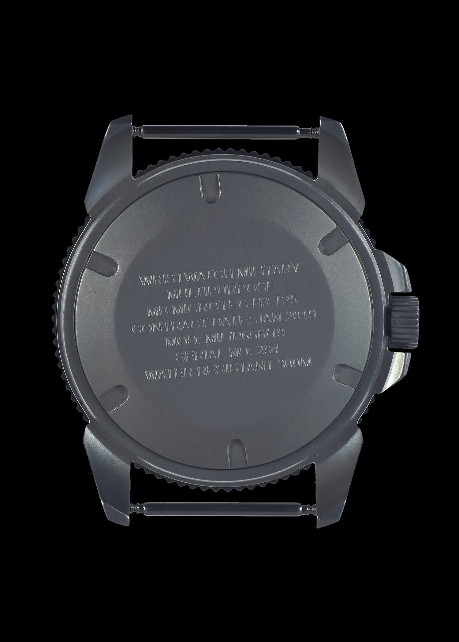 Mwc P656 Titanium Tactical Series Watch With Gtls Tritium 24 Jewel Au