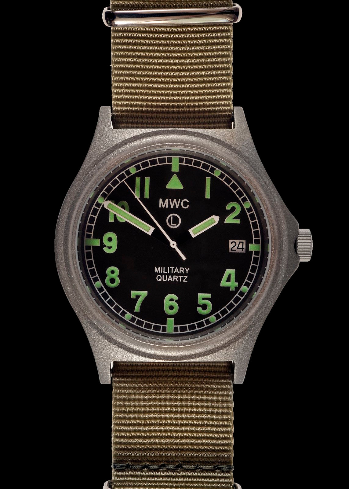 Mwc G10 100m Water Resistant Military Watch In A Stainless Steel Case Mwc Military Watch Company