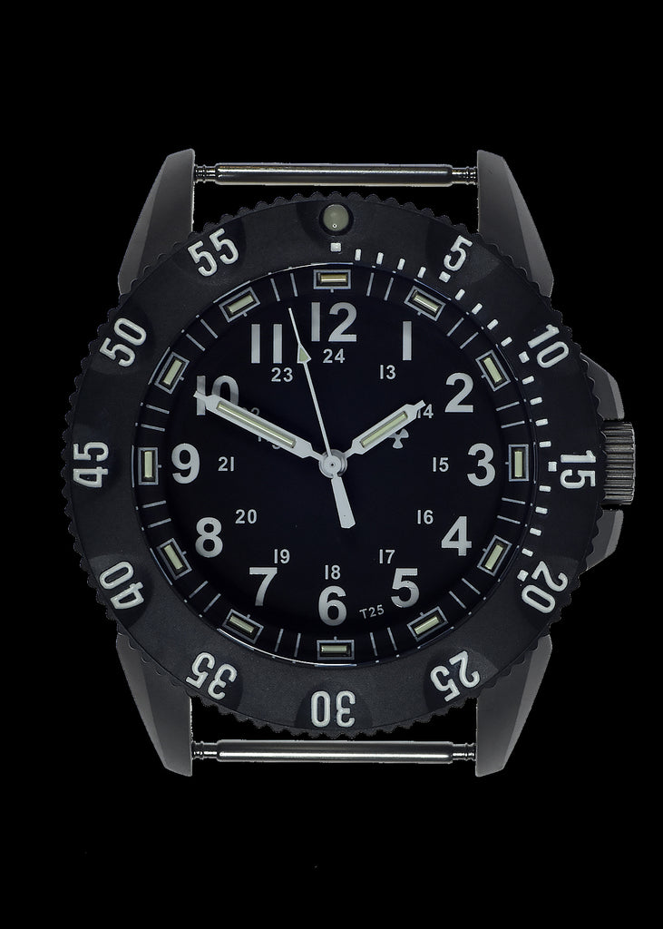 Mwc P656 Titanium Tactical Series Watch With Gtls Tritium And Ten Year Mwc Military Watch
