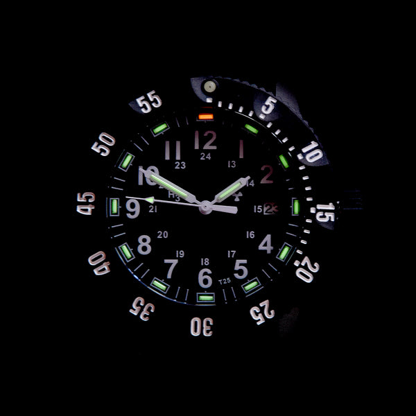 Mwc P656 Titanium Tactical Series Watch With Gtls Tritium 24 Jewel Au Mwc Military Watch