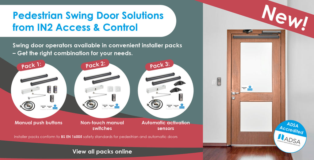 IN2 Access swing door operators and kits from Label UK