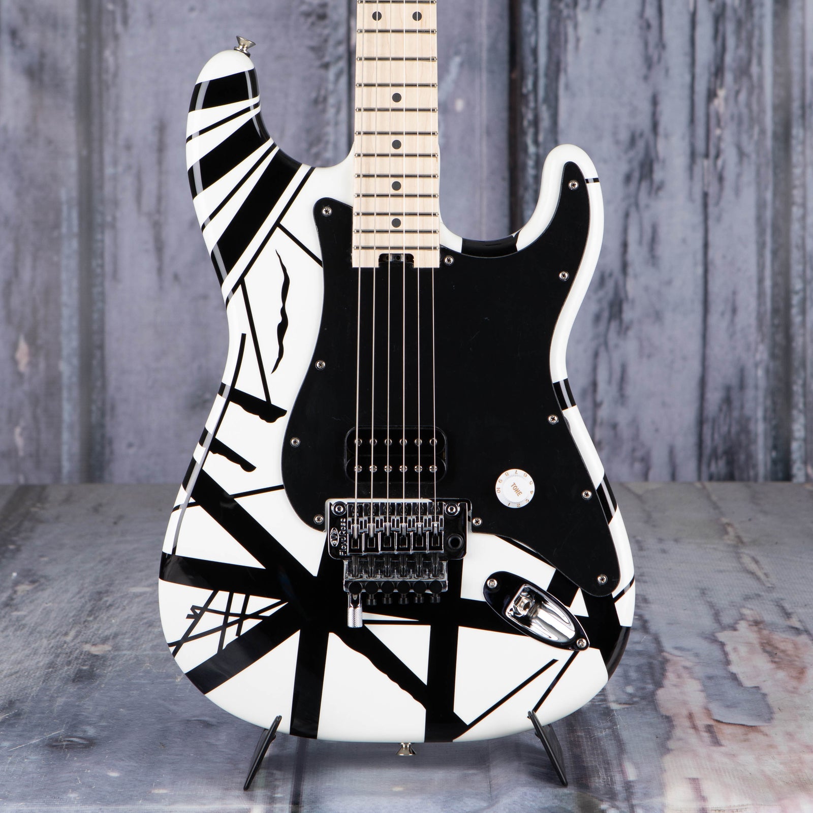 EVH Striped Series, White with Black Stripes | For Sale | Replay