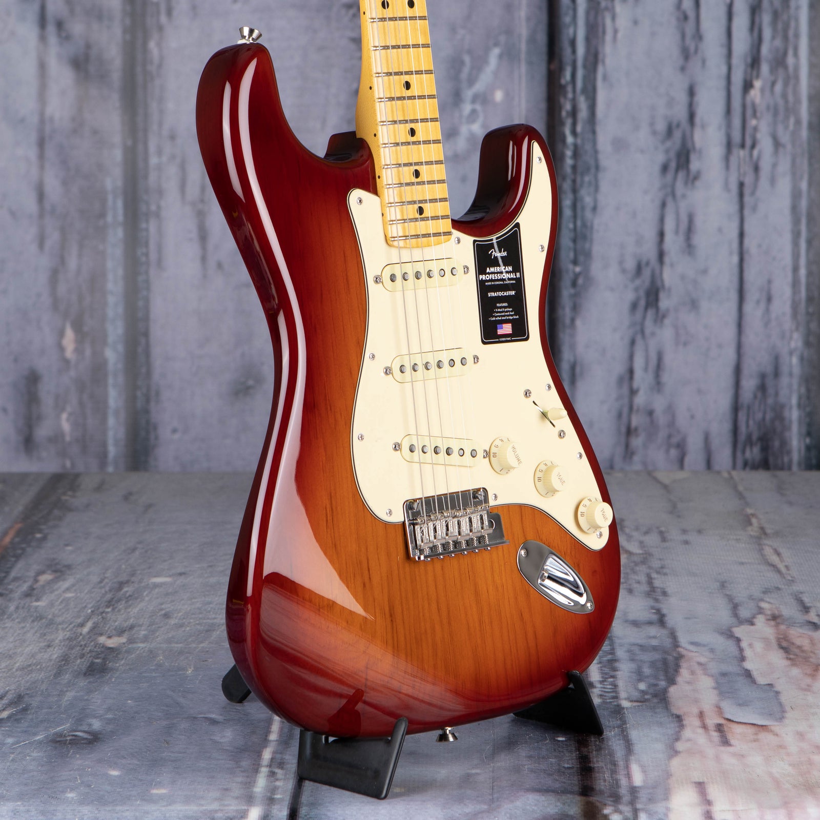 fender american professional stratocaster sienna sunburst