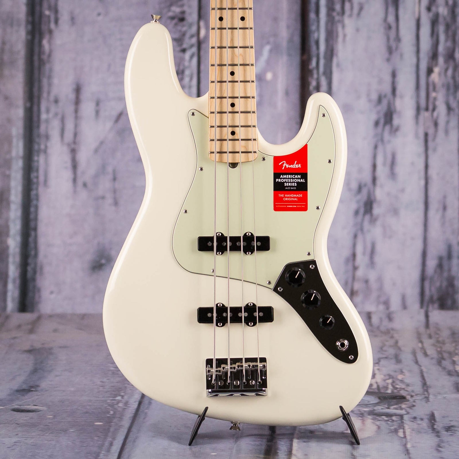 Fender American Professional Jazz Bass Olympic White For Sale Replay Guitar 9832