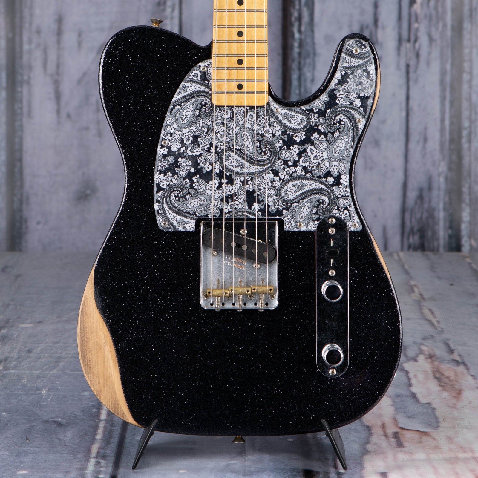 splatter beach guitar