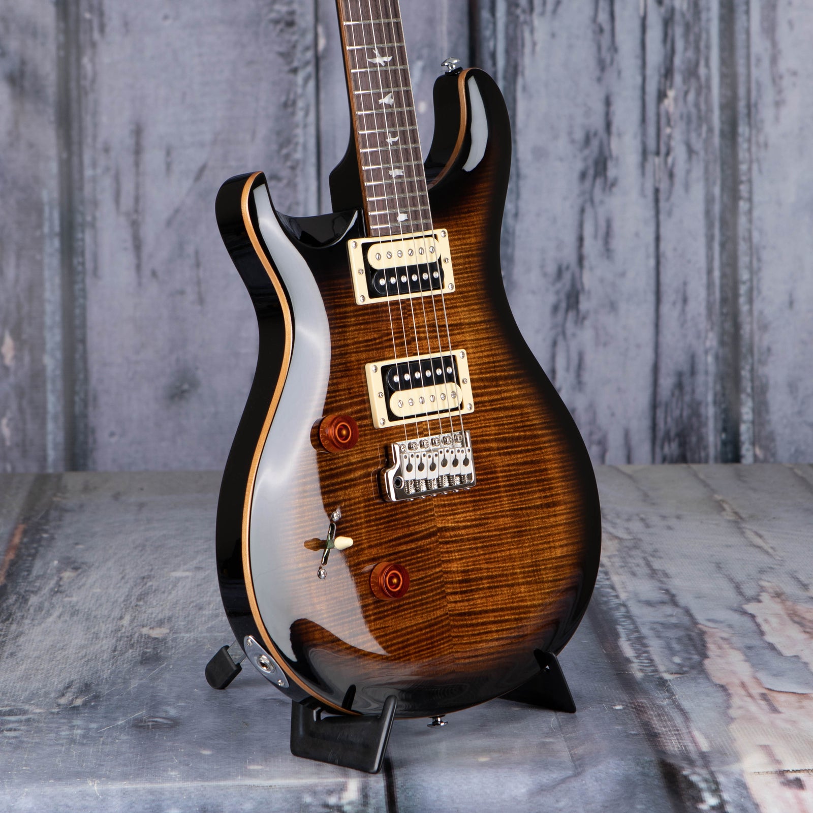 Paul Reed Smith SE Custom 24 Left-Handed, Black Gold Sunburst