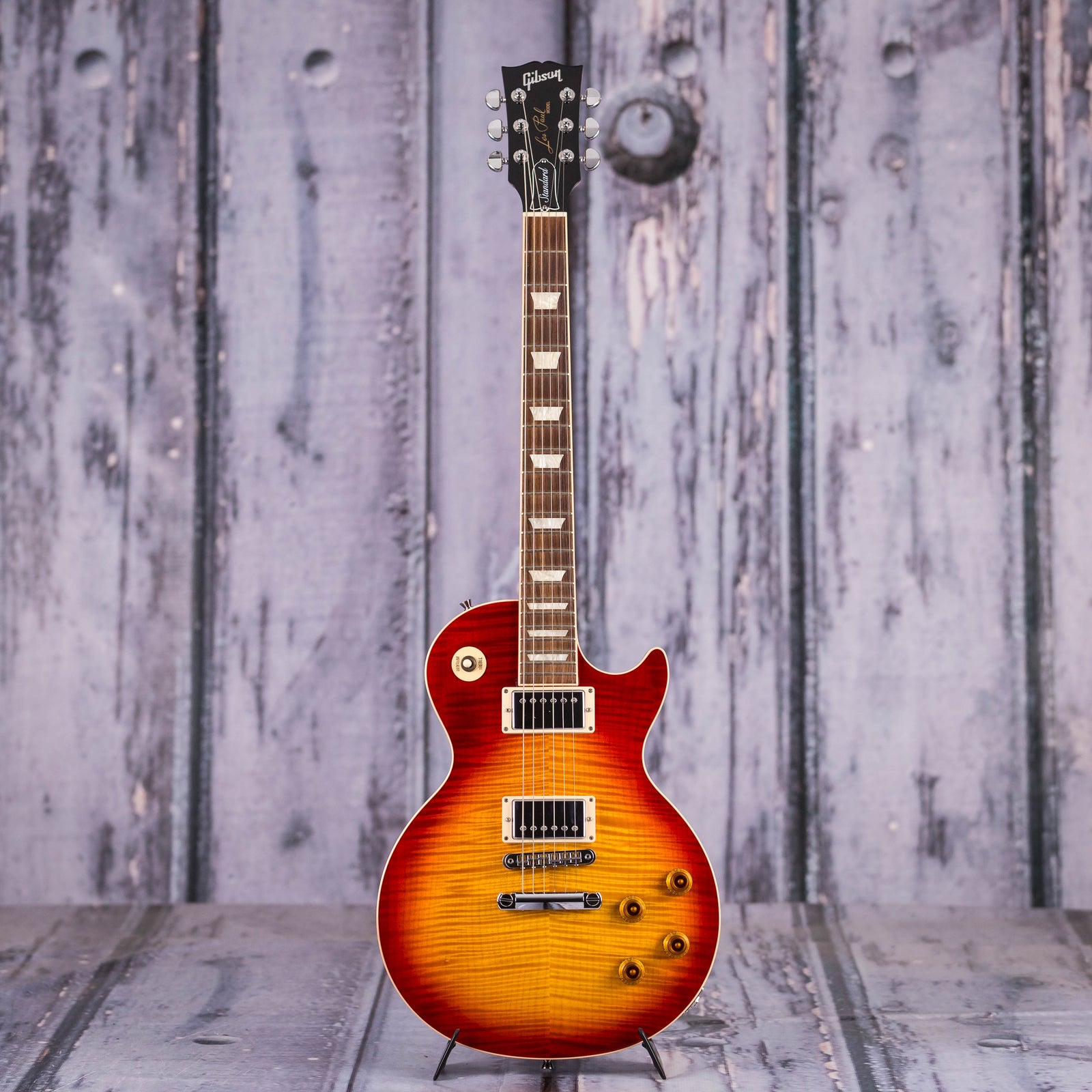 Used 2018 Gibson Usa Les Paul Standard Heritage Cherry Sunburst For Sale Replay Guitar 4556