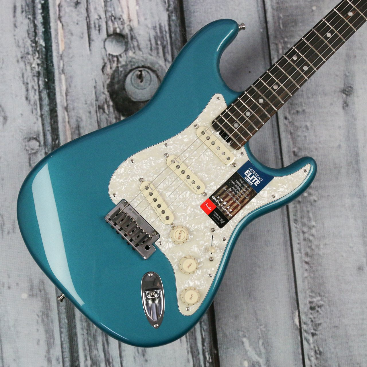 Fender American Elite Stratocaster Ocean Turquoise w Ebony board For