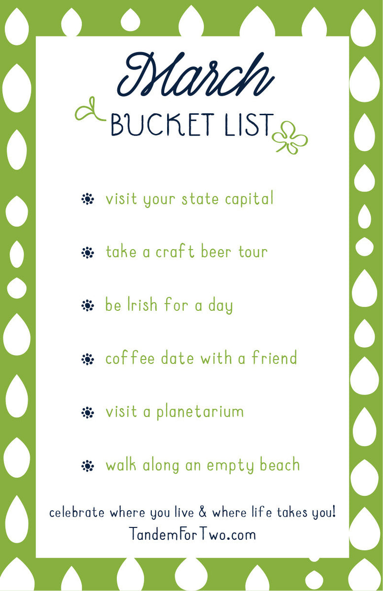 check off bucket list