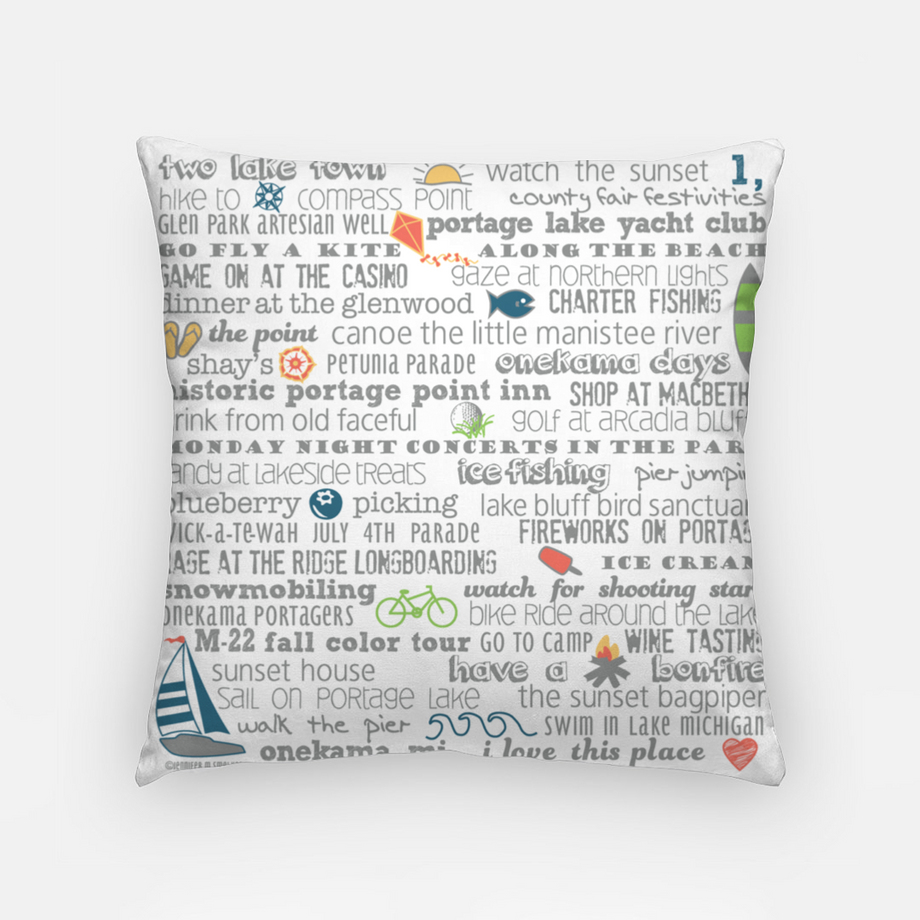 No Waste Pillow 18 X 18 - Bahles of Suttons Bay