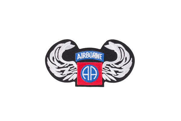 82nd Airborne Wings US Army Embroidered Iron-On Patch