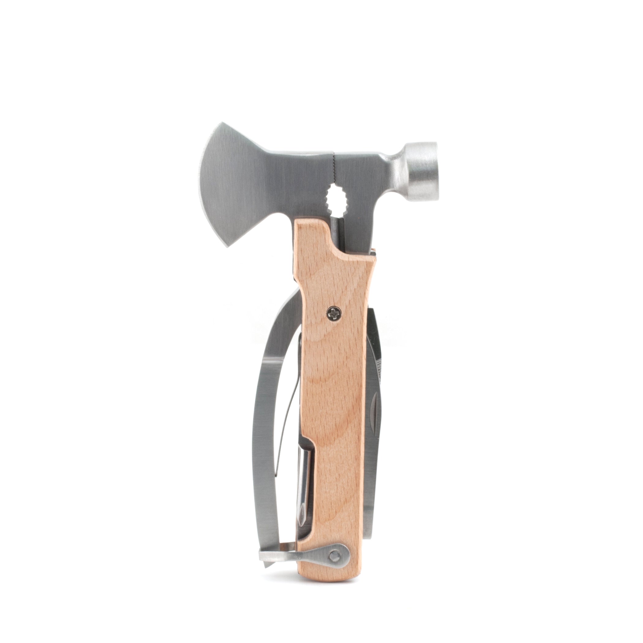 kikkerland wood hammer multi tool