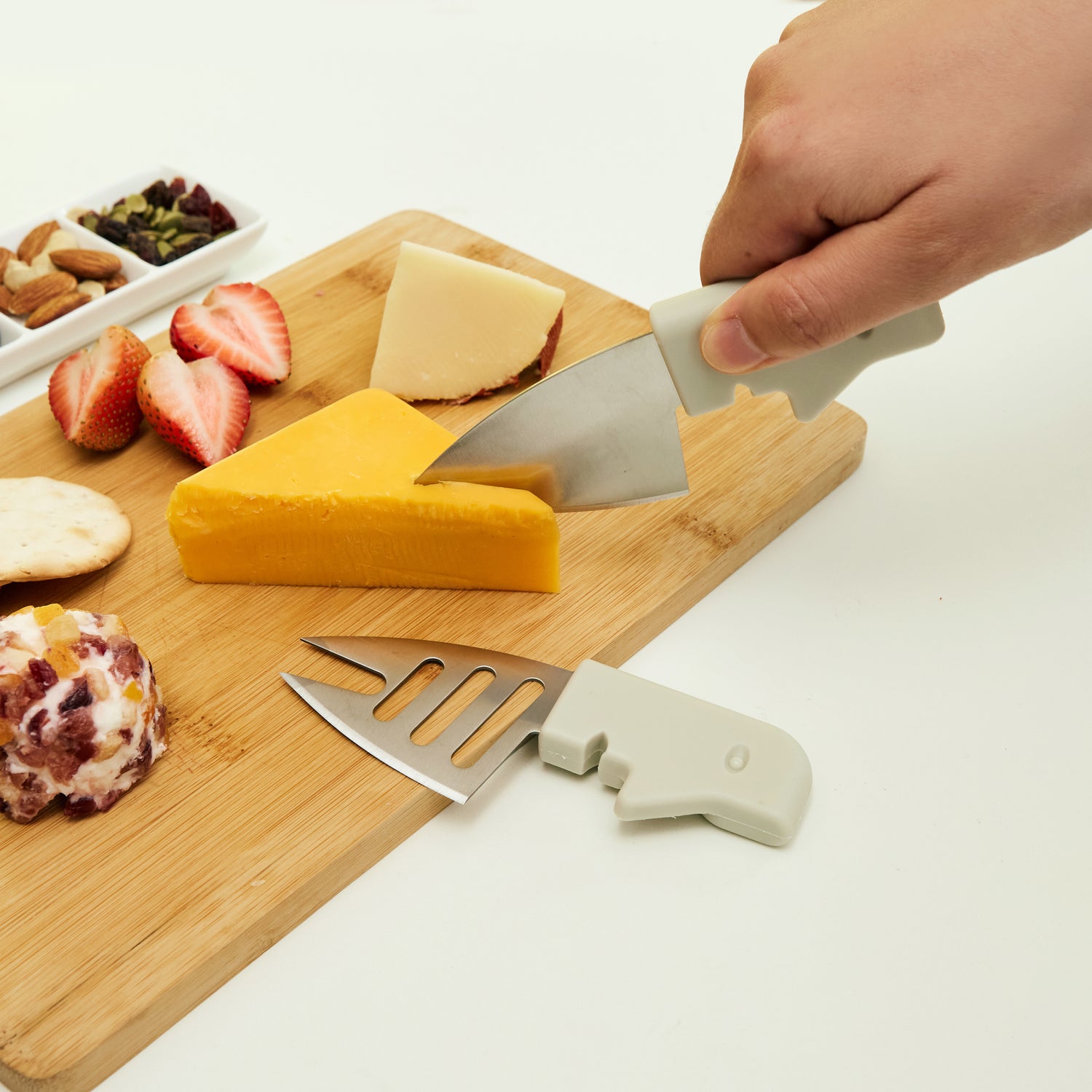 Golf Cheese Board and Knives Set
