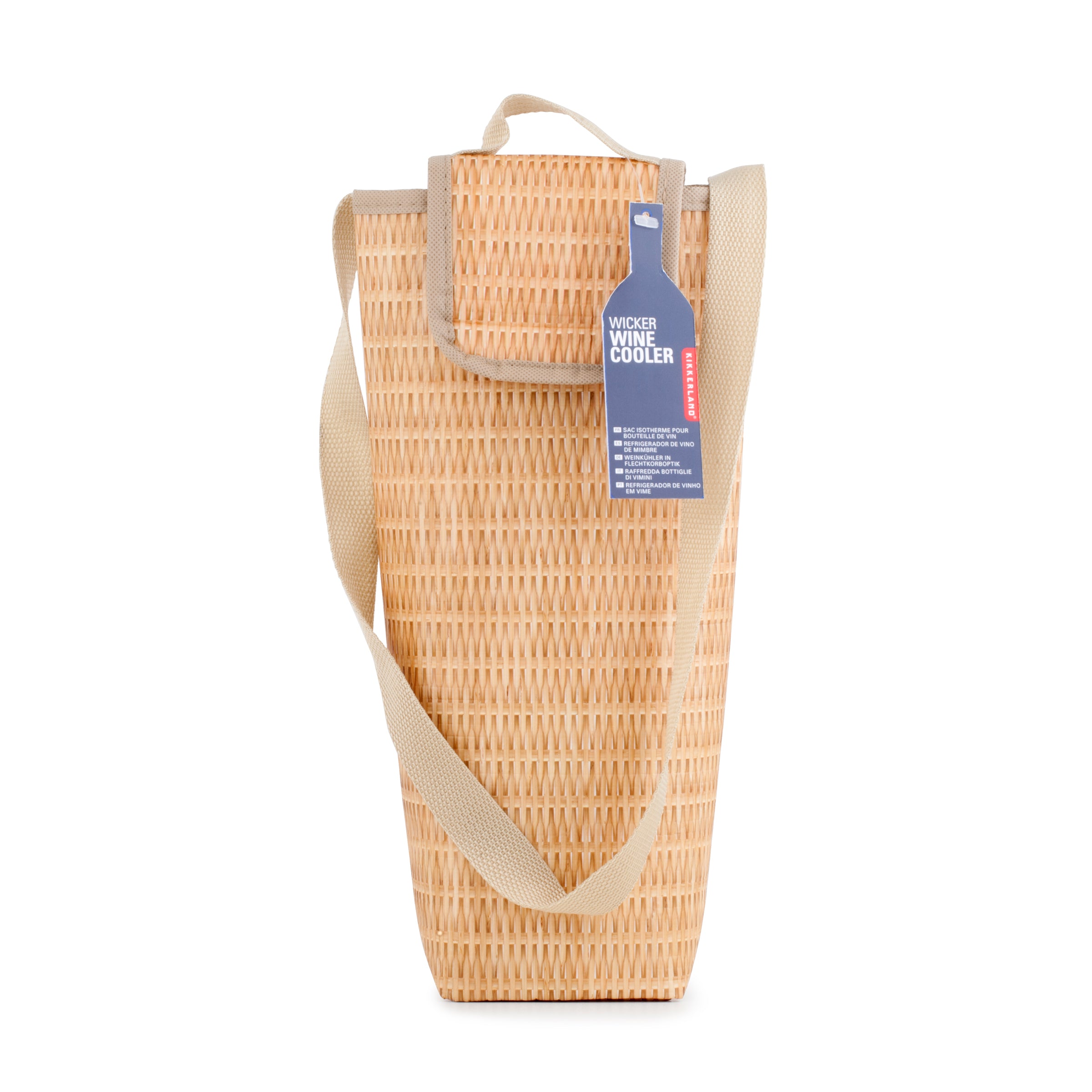 Wicker Wine Cooler — Kikkerland Design Inc