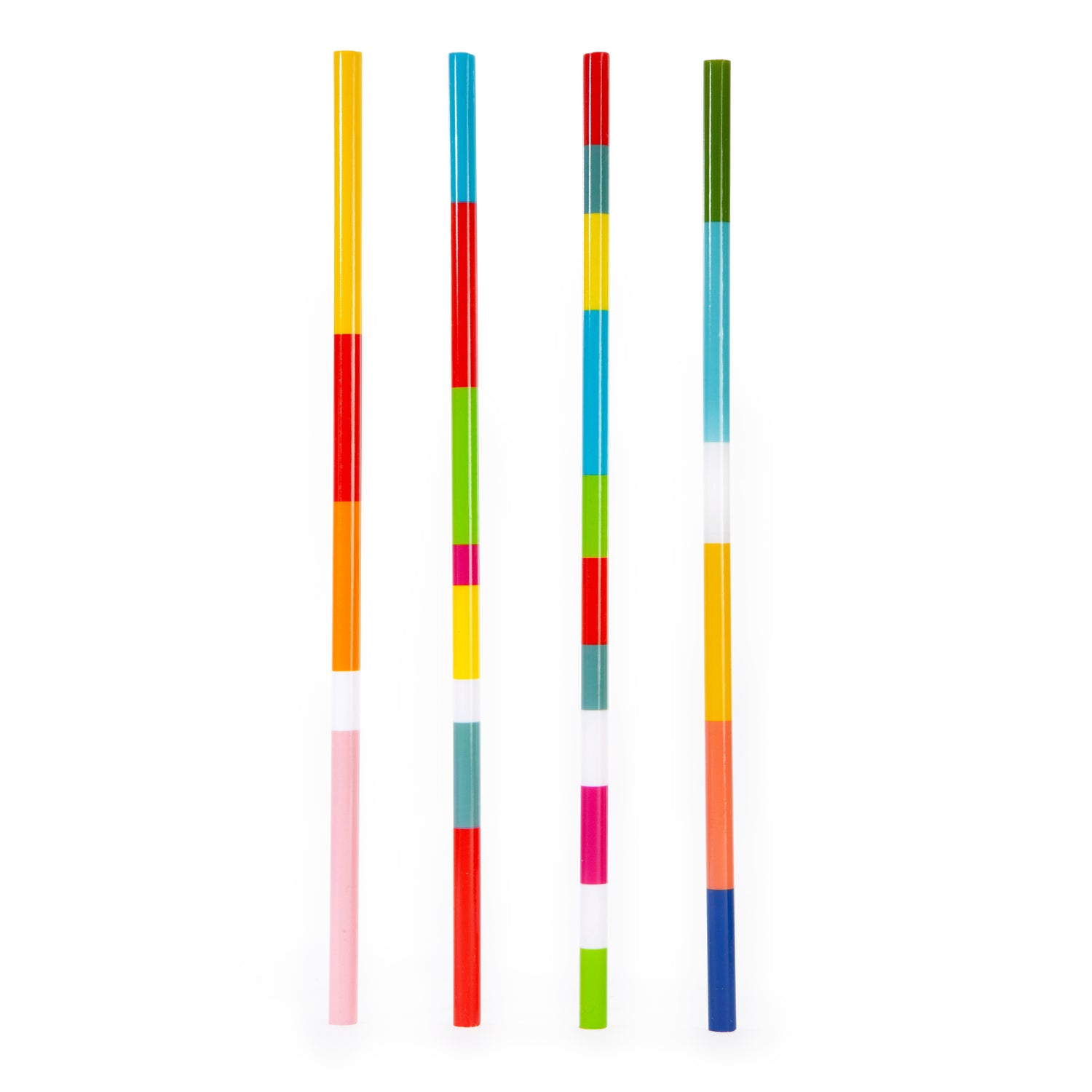 Kikkerland Clear Reusable Glass Straws