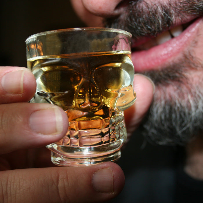 Shot Glass + Skull — Kikkerland Design Inc