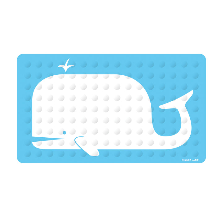 whale bath mat