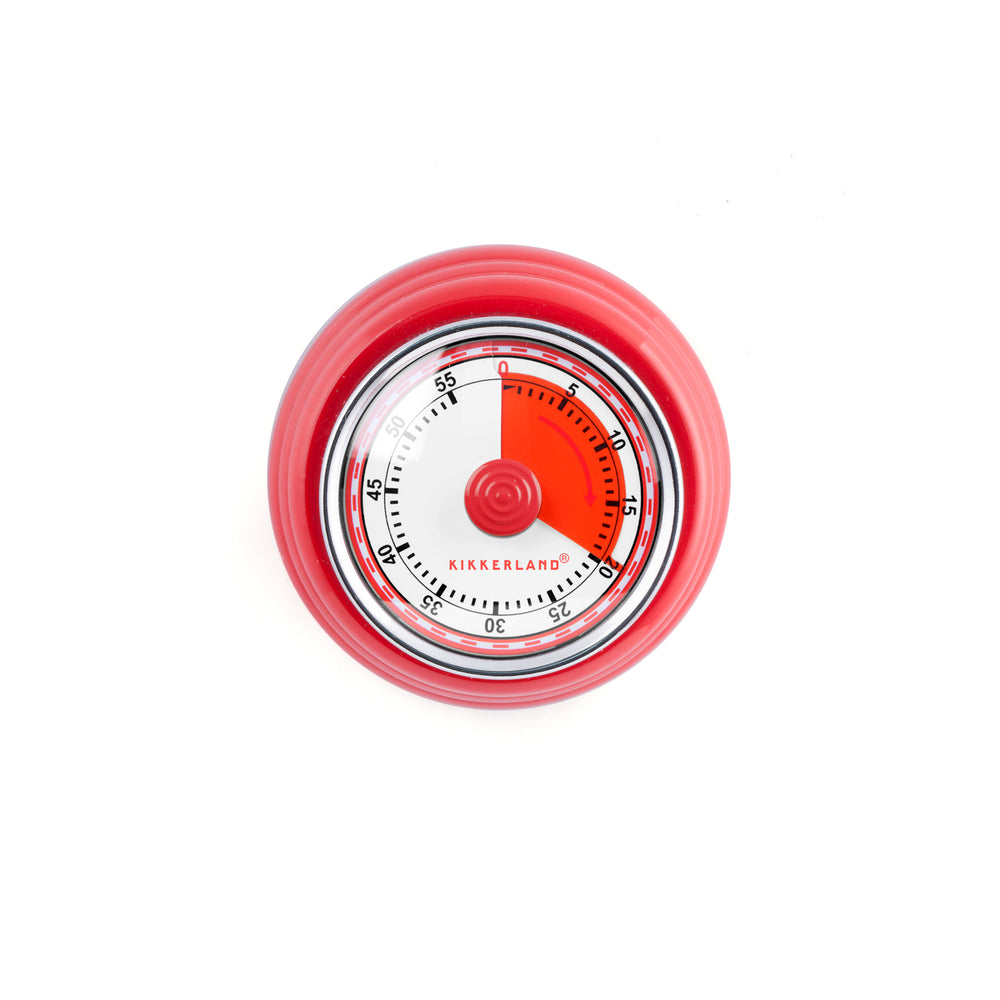 red kitchen timer