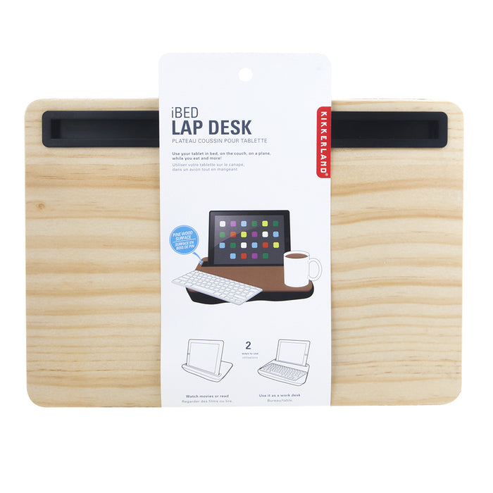 Ibed Lap Desk Wood Kikkerland Design Inc