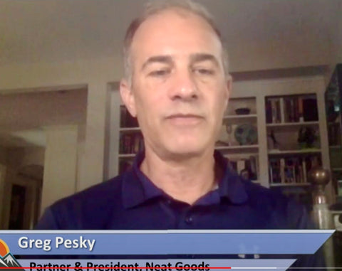 Greg Pesky, Partner and President of NEATGOODS, speaking with Park City Television.