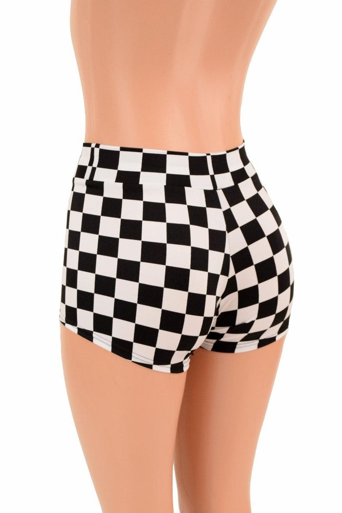 Checkered Mid Rise Shorts – Coquetry Clothing