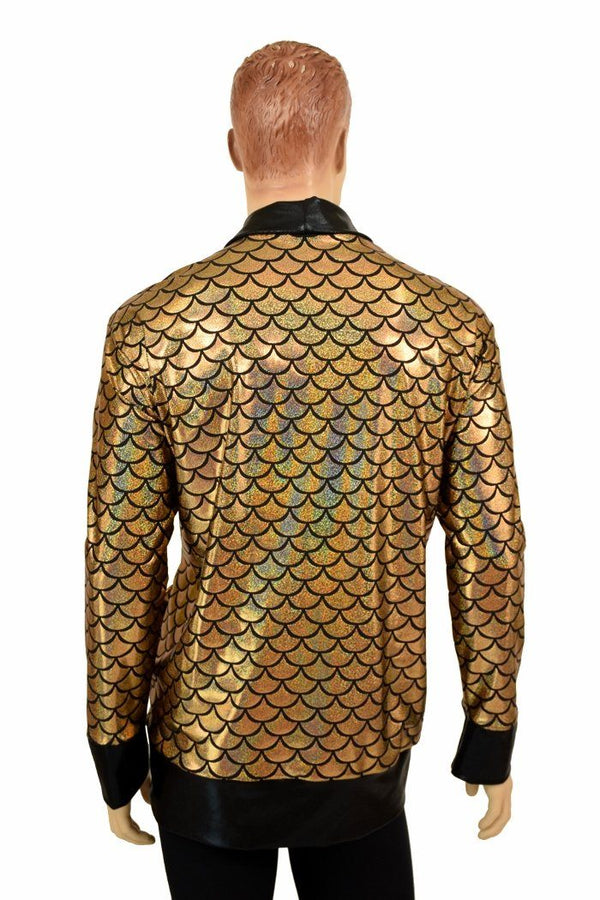 Not A Cardigan in Gold Dragon Scale - Coquetry Clothing