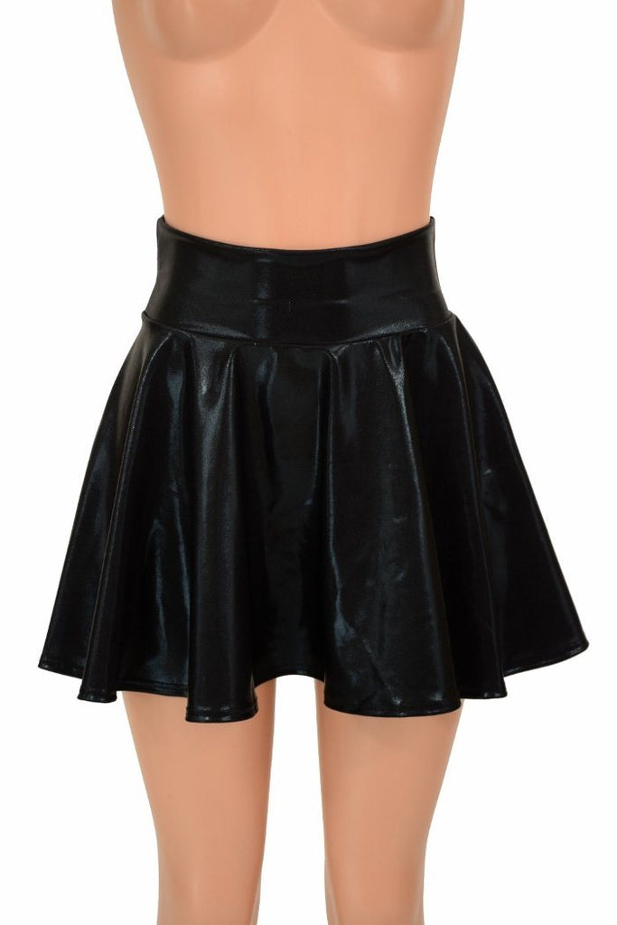 Black Metallic Mini Rave Skirt – Coquetry Clothing