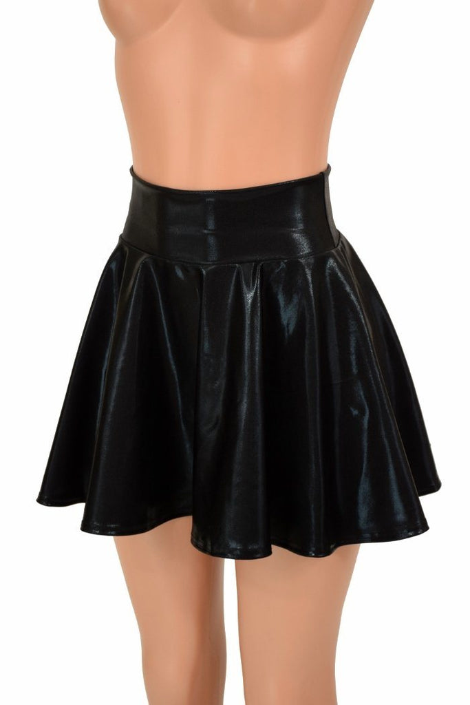 Black Metallic Mini Rave Skirt – Coquetry Clothing