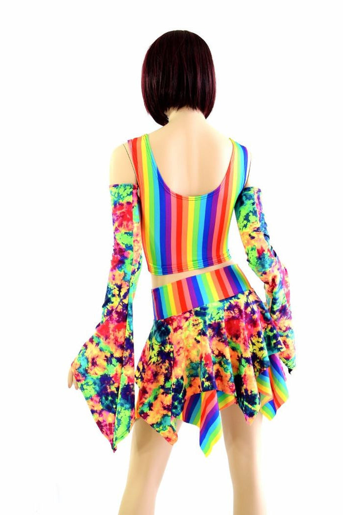 Pixie Day-Tripper Set in Acid Splash & Rainbow – Coquetry Clothing