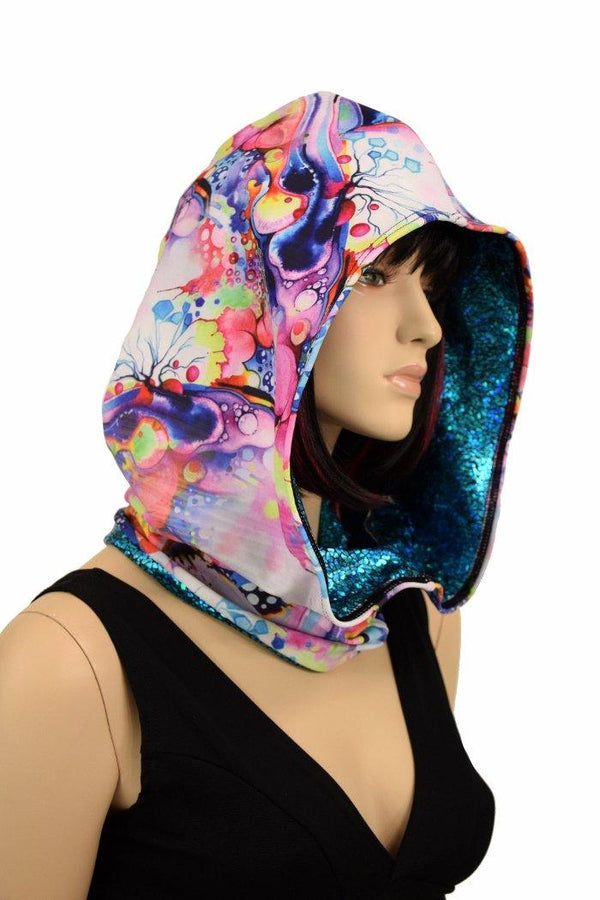 Short Reversible Festival Hood | Coquetry Clothing