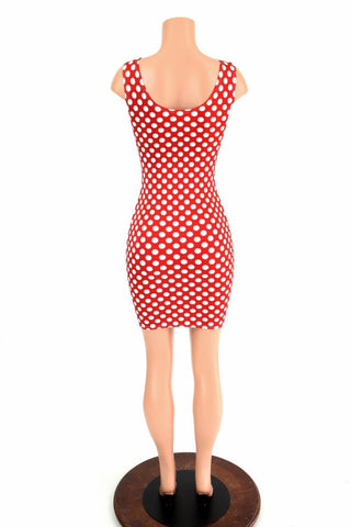 polka dot tank dress