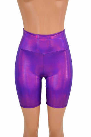 holographic biker shorts