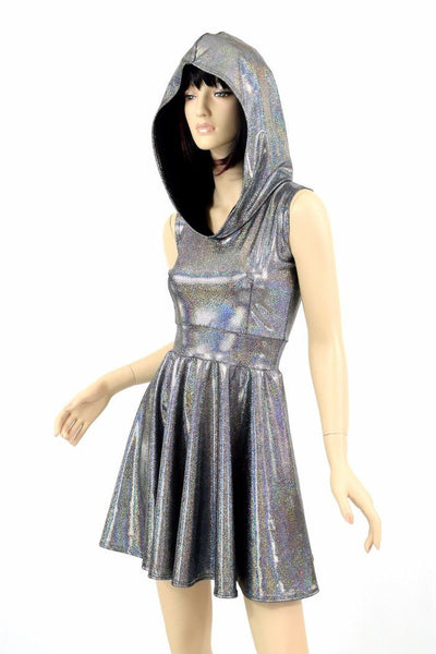 Silver Hoodie Skater Dress – Coquetry Clothing