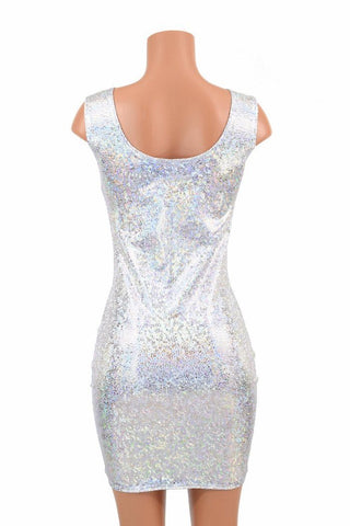 silver tank dress