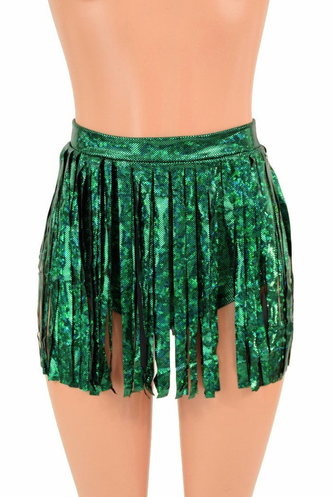 Siren Gladiator Shorts in Green Shattered Glass – Coquetry Clothing