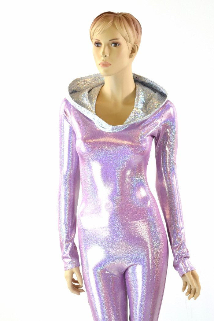 Lilac Space Girl Catsuit | Coquetry Clothing