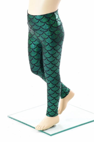 Kids Green Mermaid Leggings – Coquetry Clothing