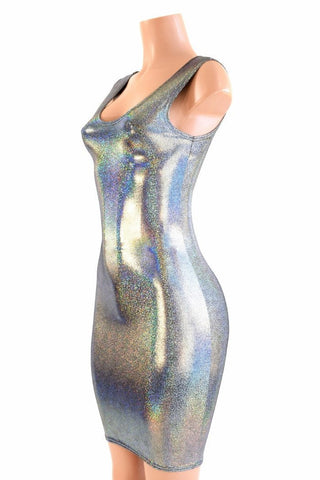 silver tank dress