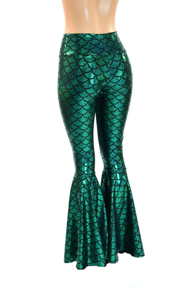 Mermaid High Waist Bell Bottom Flares – Coquetry Clothing