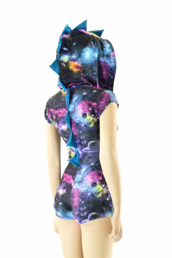 Galaxy & Blue Hoodie Romper | Coquetry Clothing