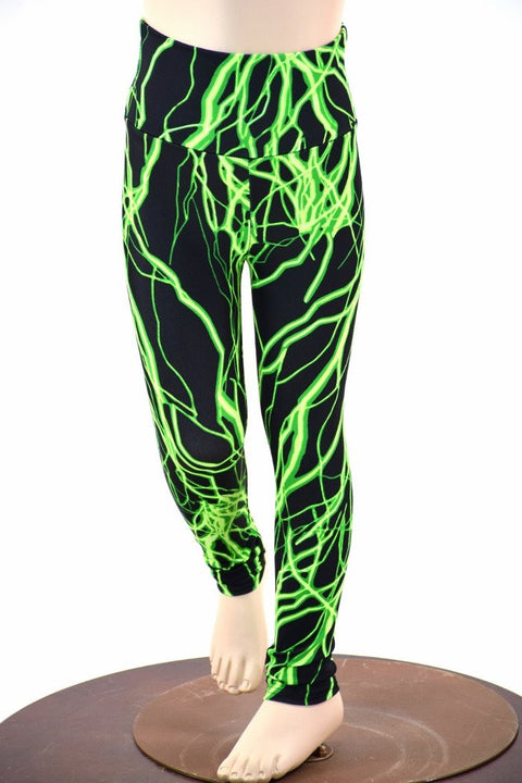 Kids UV Glow Galaxy Leggings