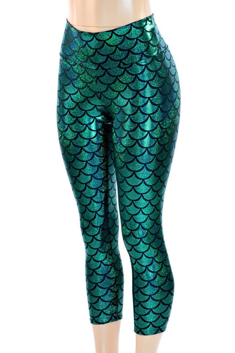 Kids Green Mermaid Flare Pants