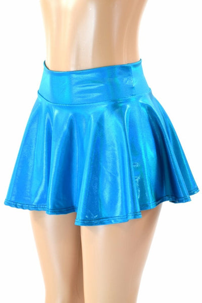 Peacock Holographic Rave Mini Skirt – Coquetry Clothing