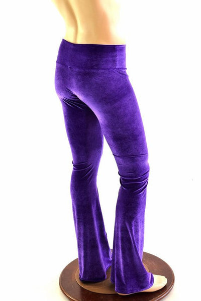 Mens Purple Velvet Bootcut Pants – Coquetry Clothing