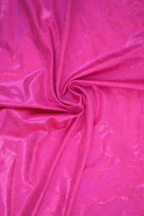 GLOW in the DARK Fabric SSCATTERED DOLPHINS 2 Bright Pink from