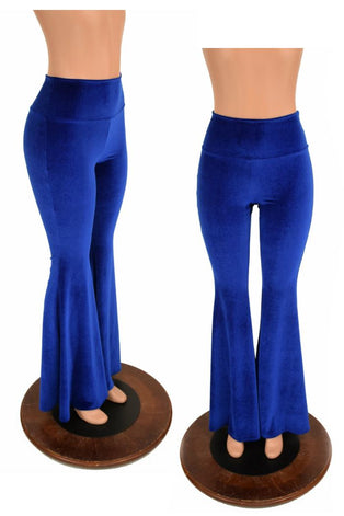 Margo Velvet Trousers - Sapphire