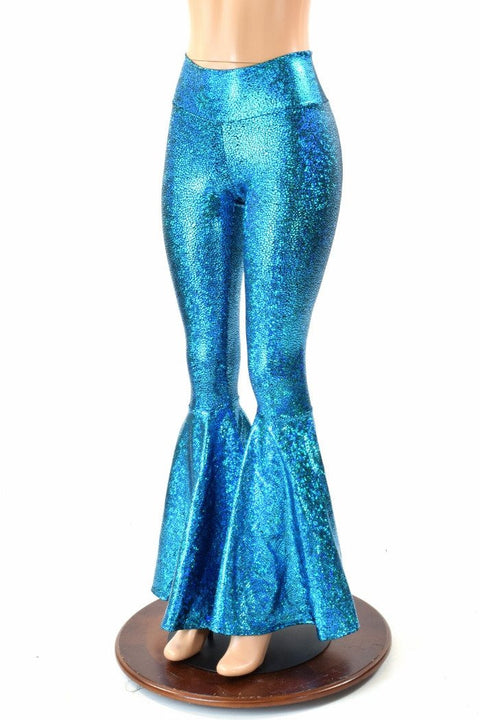 High Waist Turquoise Mermaid Leggings